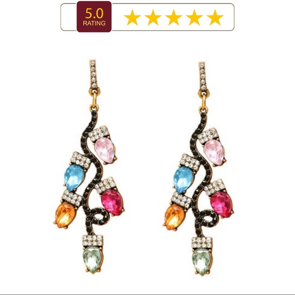 Fashion Jewelry Jewelry - Holiday Earrings New Multicolor Dangling Retro Christmas Lights 5 Star Rated